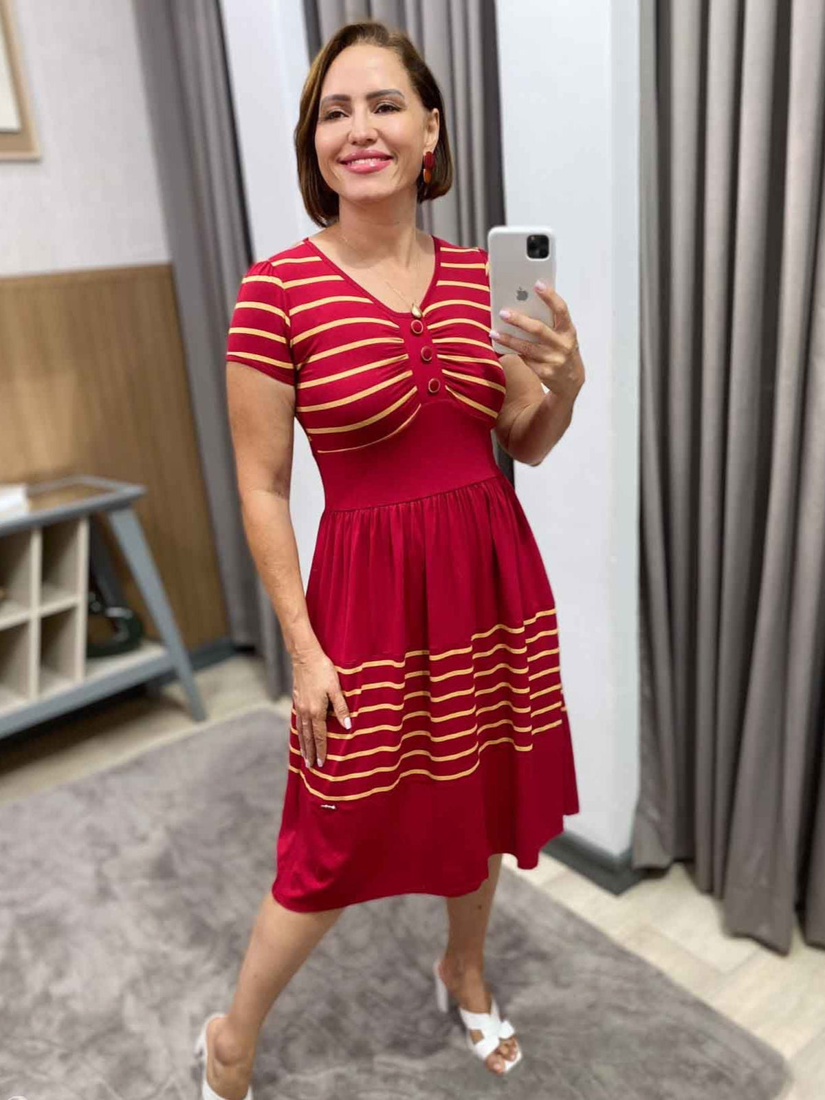 VESTIDO ROSELI MIDI