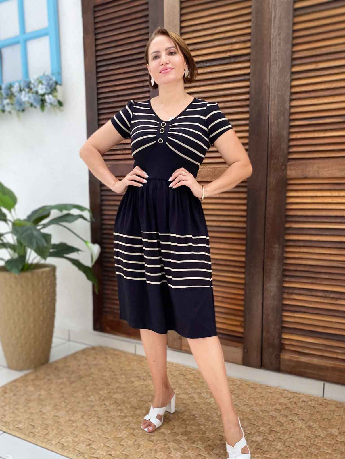 VESTIDO ROSELI MIDI